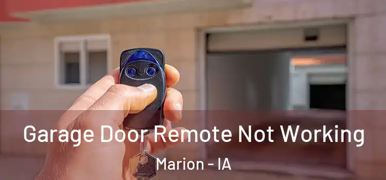  Garage Door Remote Not Working Marion - IA